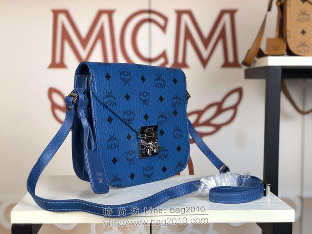 MCM女包 原單 6230 Patricia郵差單肩包 MCM經典圖案 MCM斜挎女包  mdmc1368